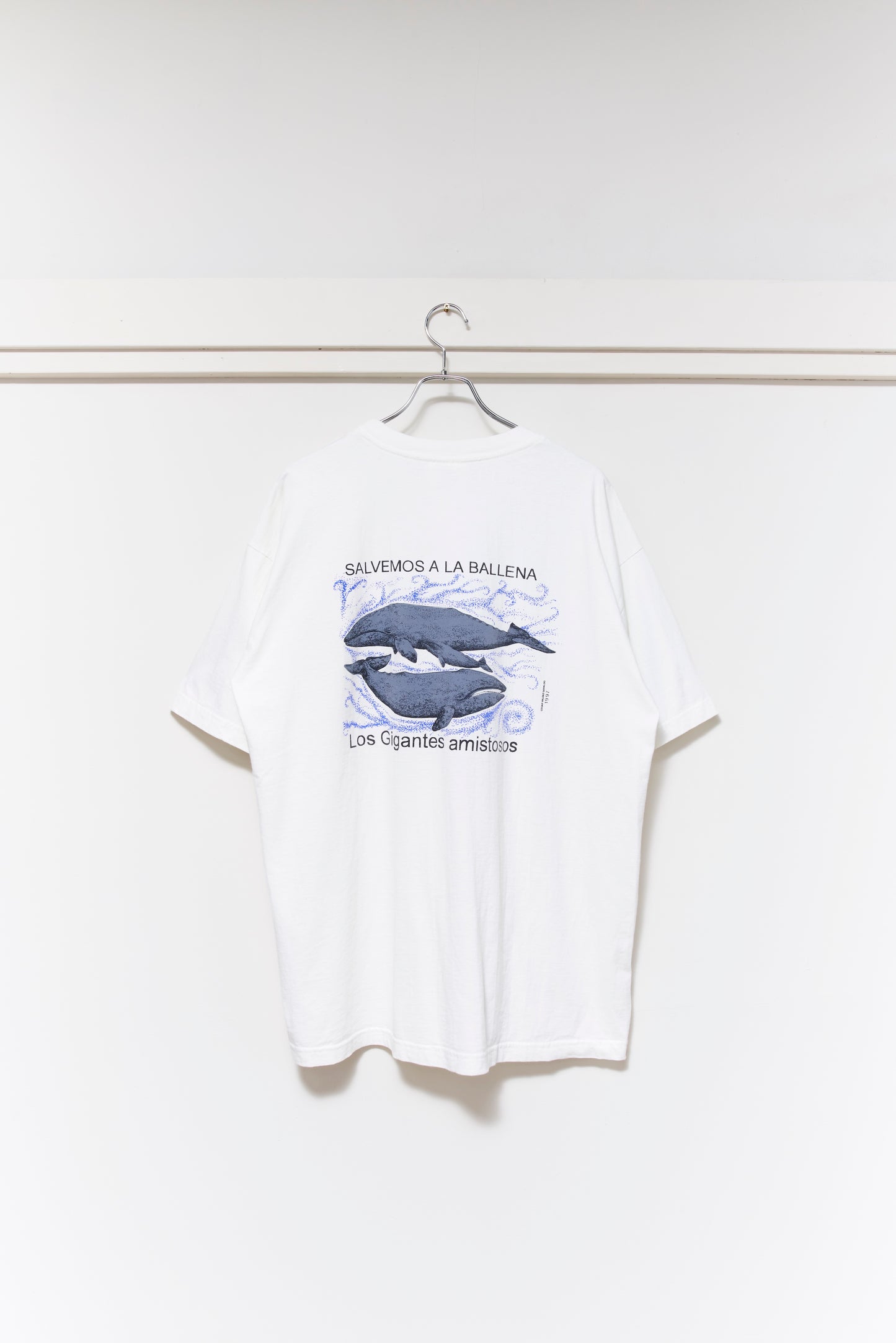 YAZBEK Save the Whales Los Gigantes Amistosos Whale T-Shirt