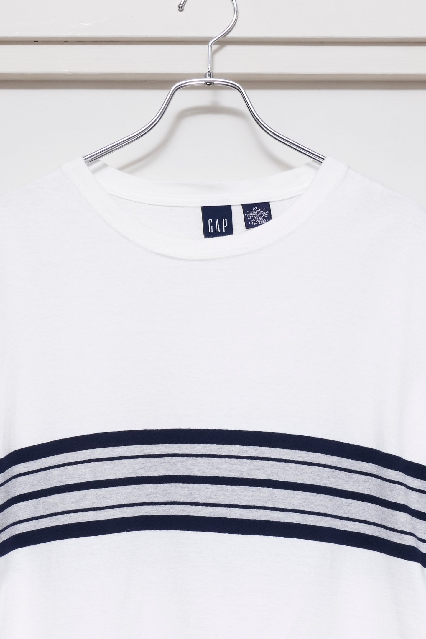 GAP Chest Stripe Cotton T-Shirt