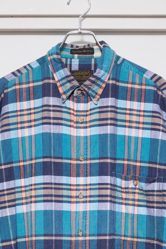 Eddie Bauer Madras Plaid Shirt