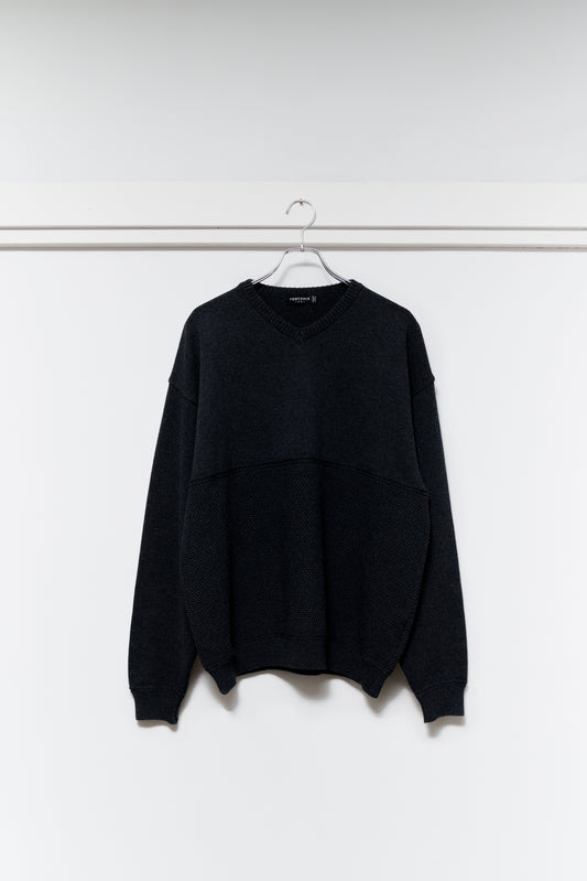 COTTON KANOKO V-KNIT