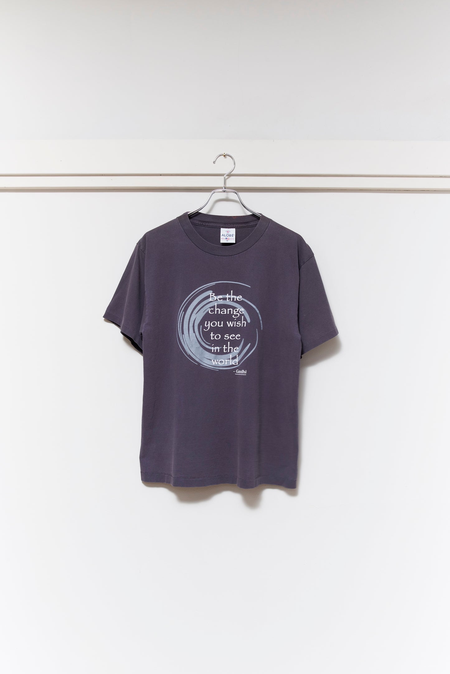 ALORE Be the Change You Wish to See in the World Gandhi Quote T-Shirt