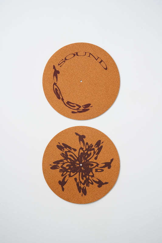 G𖦹𖦹D Sound Cork 2-Sided Slip Mats