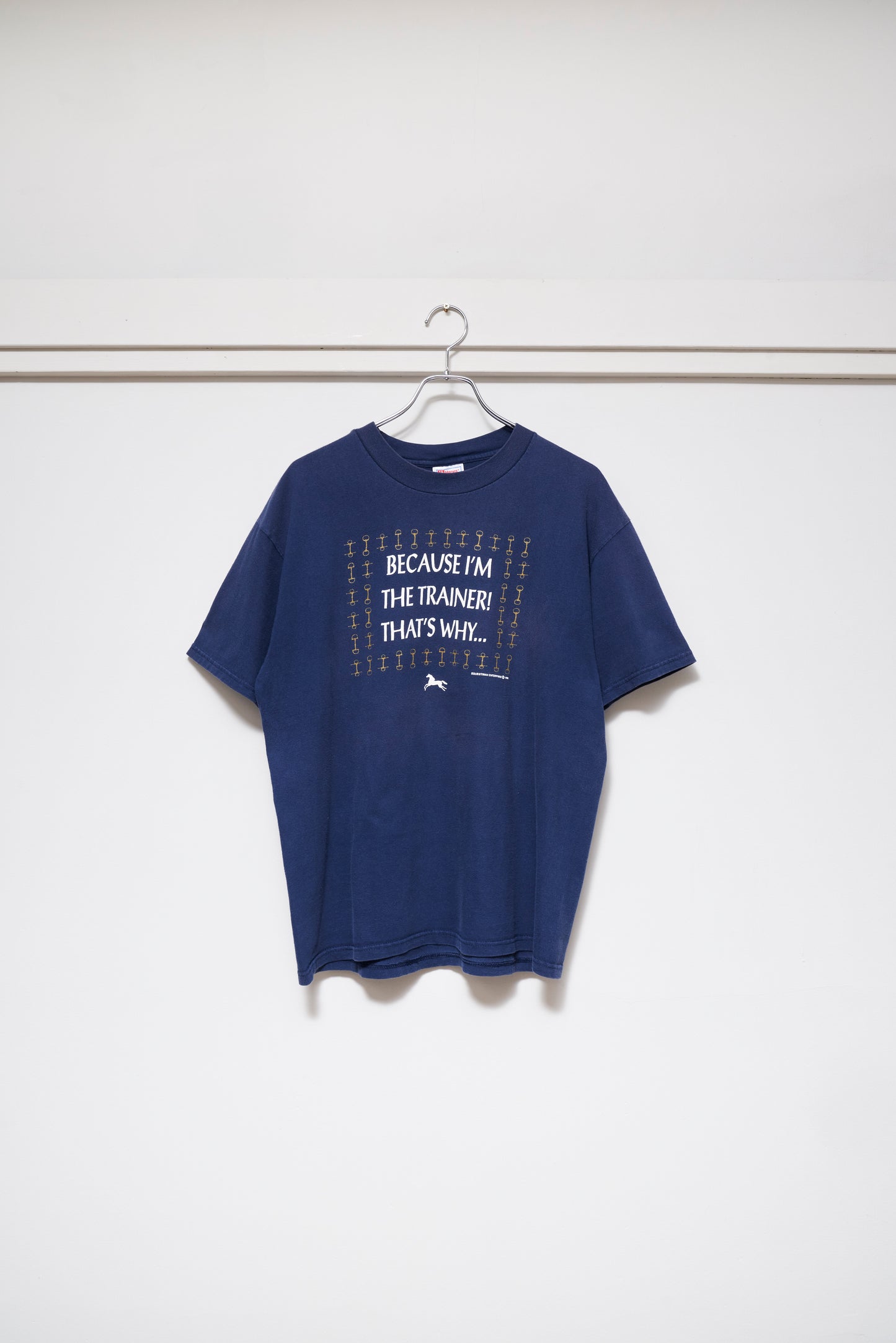 Hanes BEEFY-T 1996 Equestrian Because I’m the Trainer T-Shirt
