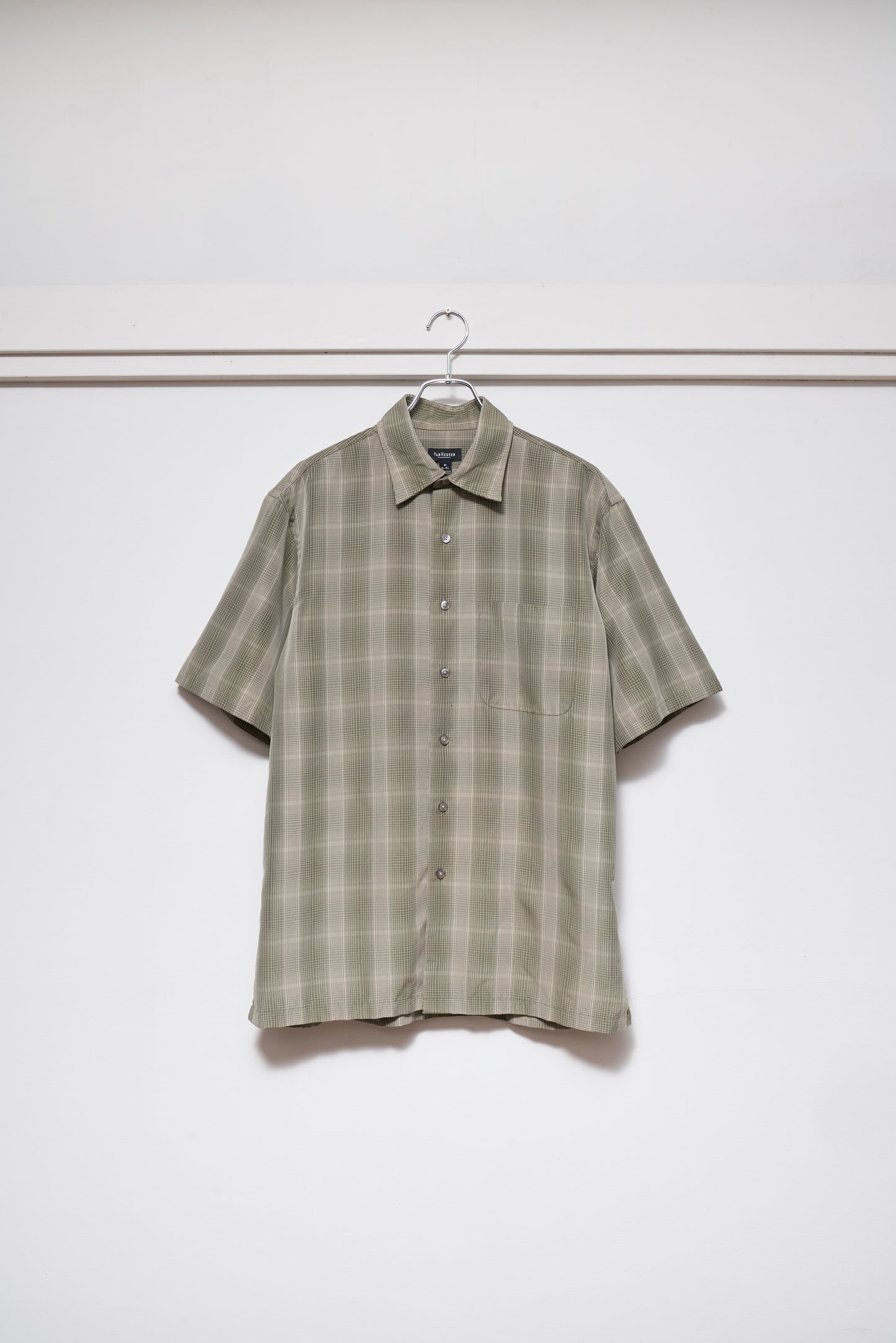 Van Heusen Polyester Plaid Shirt