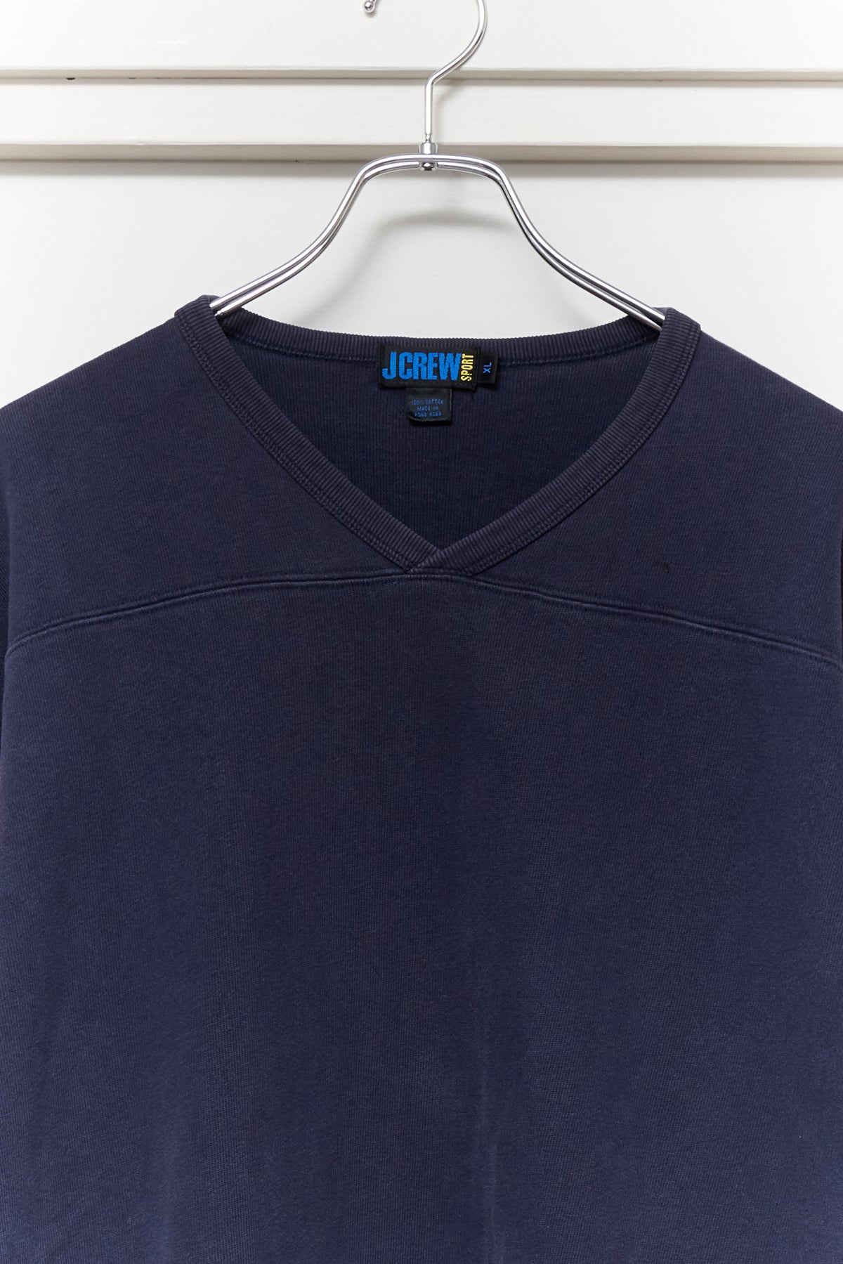 J.CREW SPORTS Heavyweight Cotton V Neck Pullover