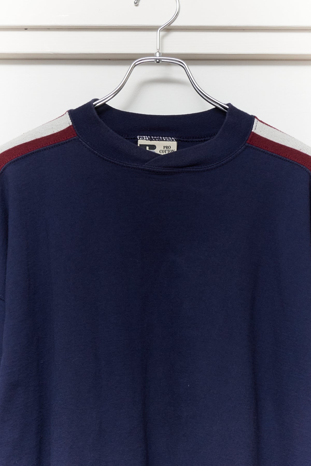 RUSSELL Pro cotton Striped Sleeve Tee